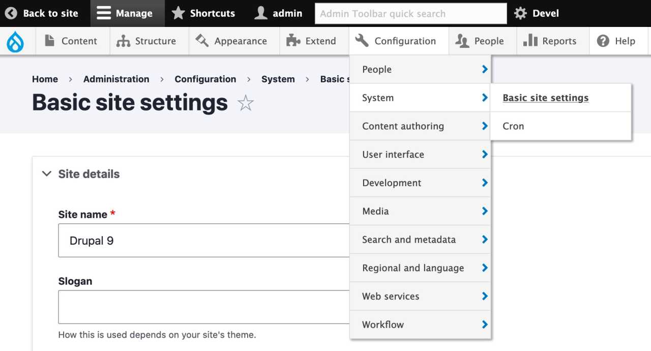 Cómo Descargar y Usar el Módulo Admin Toolbar en Drupal 10