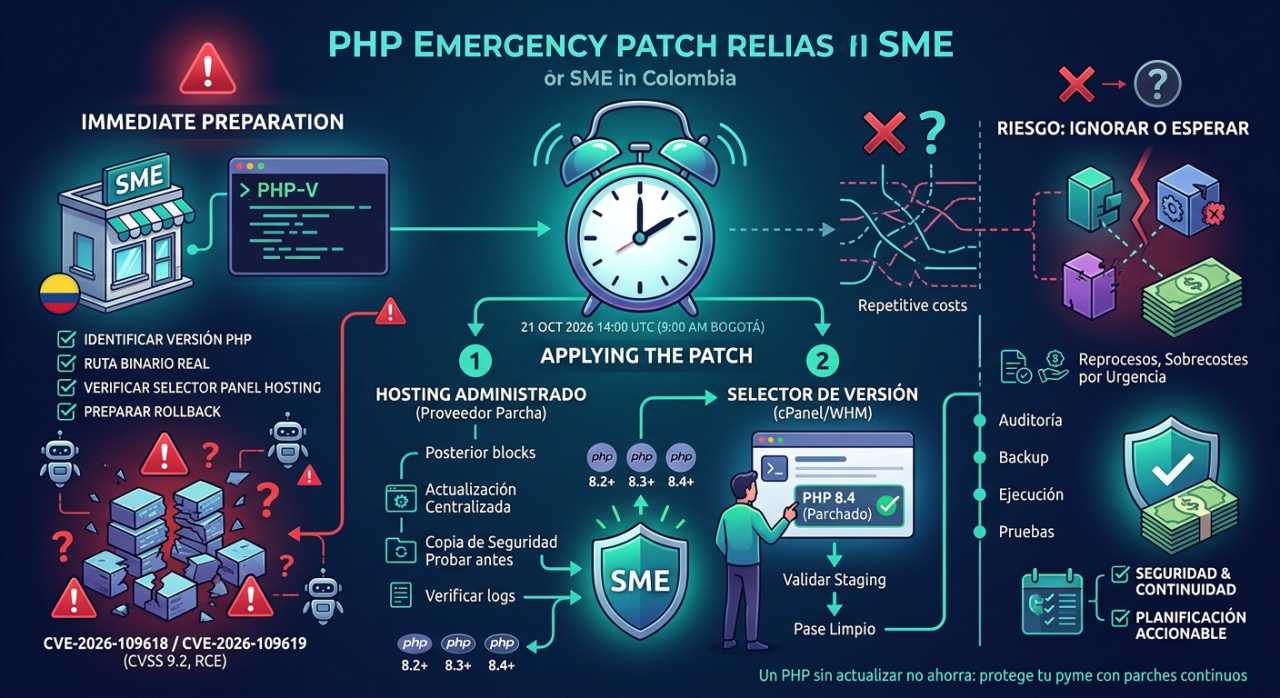 PHP con dos RCE críticas: el parche de emergencia llega mañana