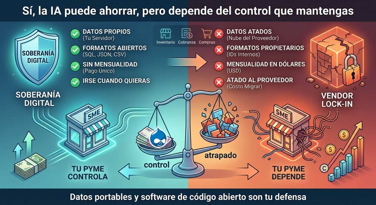 Soberanía digital: ¿quién controla los datos de tu pyme?