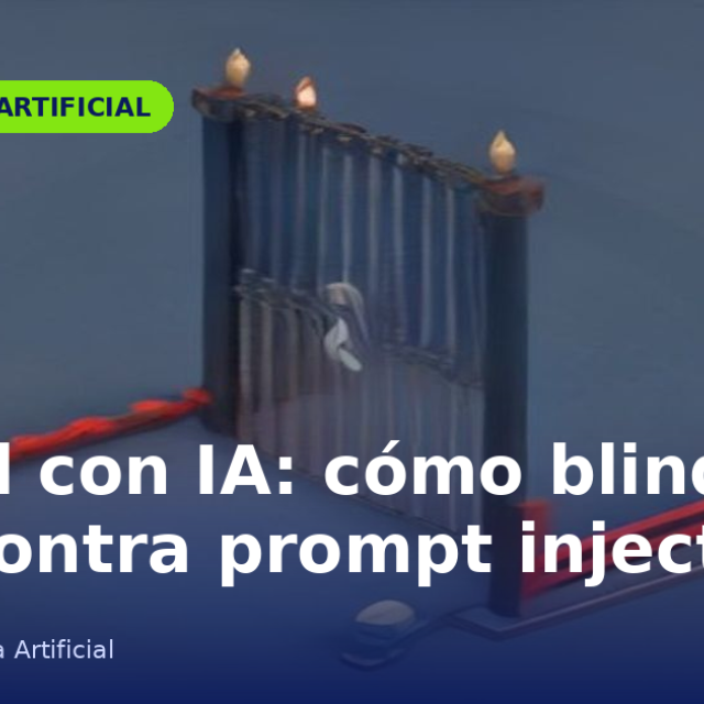 Portada del artículo «Drupal con IA: cómo blindar tu sitio contra prompt injection» en saibher.com