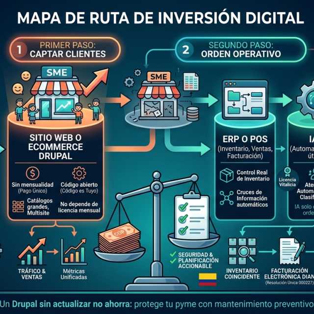 Portada del artículo «Sinergia Tech: diagnóstico gratis antes de comprar software» en saibher.com